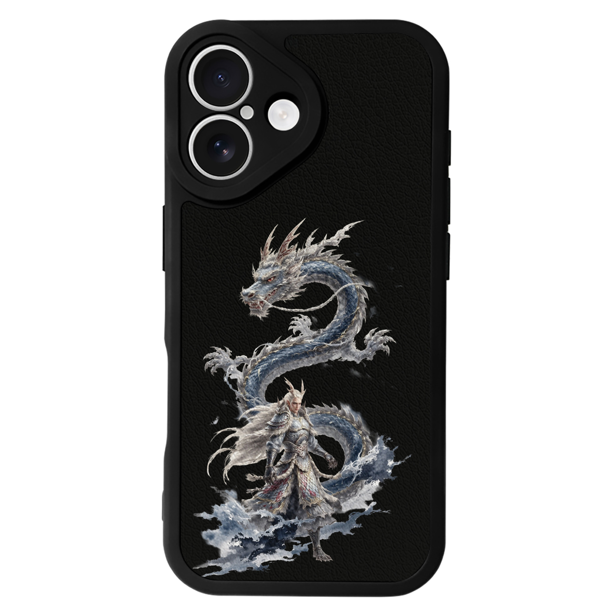 （画像用） Ne Zha 2 ナタ 魔童の大暴れ 【iPhone 16シリーズ対応】シリコンスマホケース（レザー調） 材質：シリコン